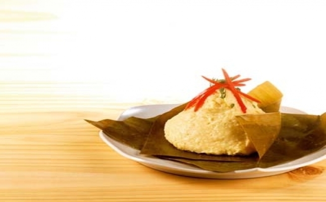 Juanes de yuca asados